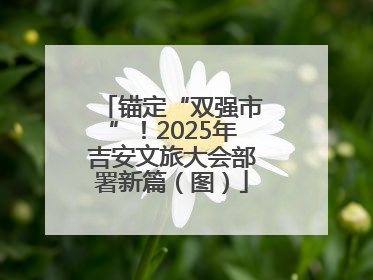 锚定“双强市”！2025年吉安文旅大会部署新篇（图）
