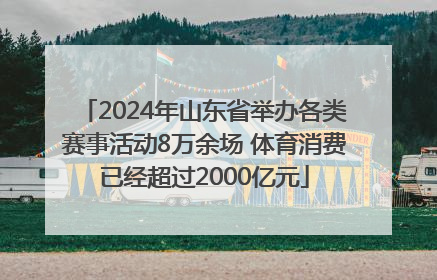 2024年山东省举办各类赛事活动8万余场 体育消费已经超过2000亿元