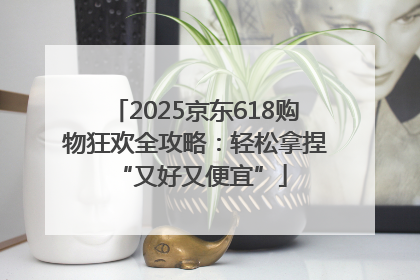 2025京东618购物狂欢全攻略：轻松拿捏 “又好又便宜”
