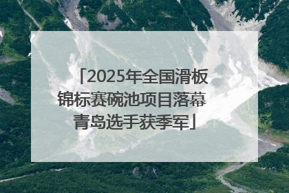 2025年全国滑板锦标赛碗池项目落幕 青岛选手获季军