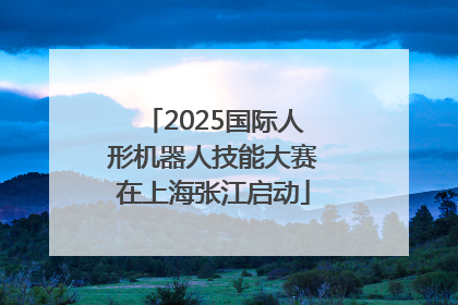 2025国际人形机器人技能大赛在上海张江启动