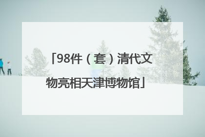 98件（套）清代文物亮相天津博物馆