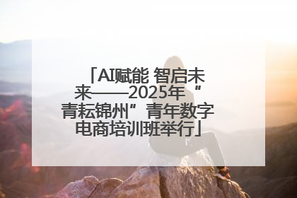 AI赋能 智启未来——2025年“青耘锦州”青年数字电商培训班举行